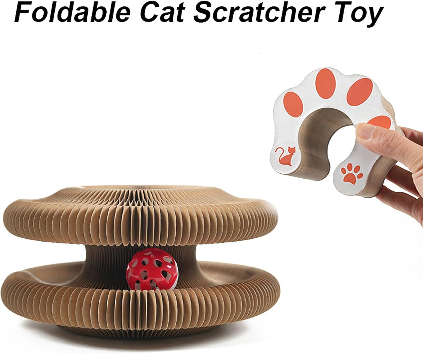 Magic Organ Cat Scratcher & Teaser Toy
