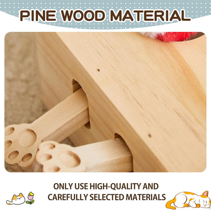 Whack-a-Mole Cat Toy with Pop-Up Mice (Puzzle & Scratcher)