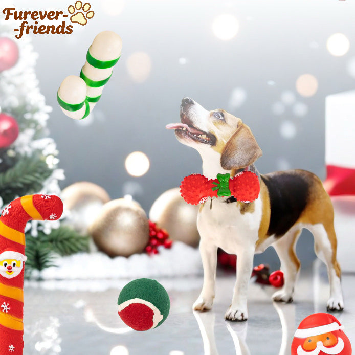 Dog Christmas Toy Set 4 Pieces